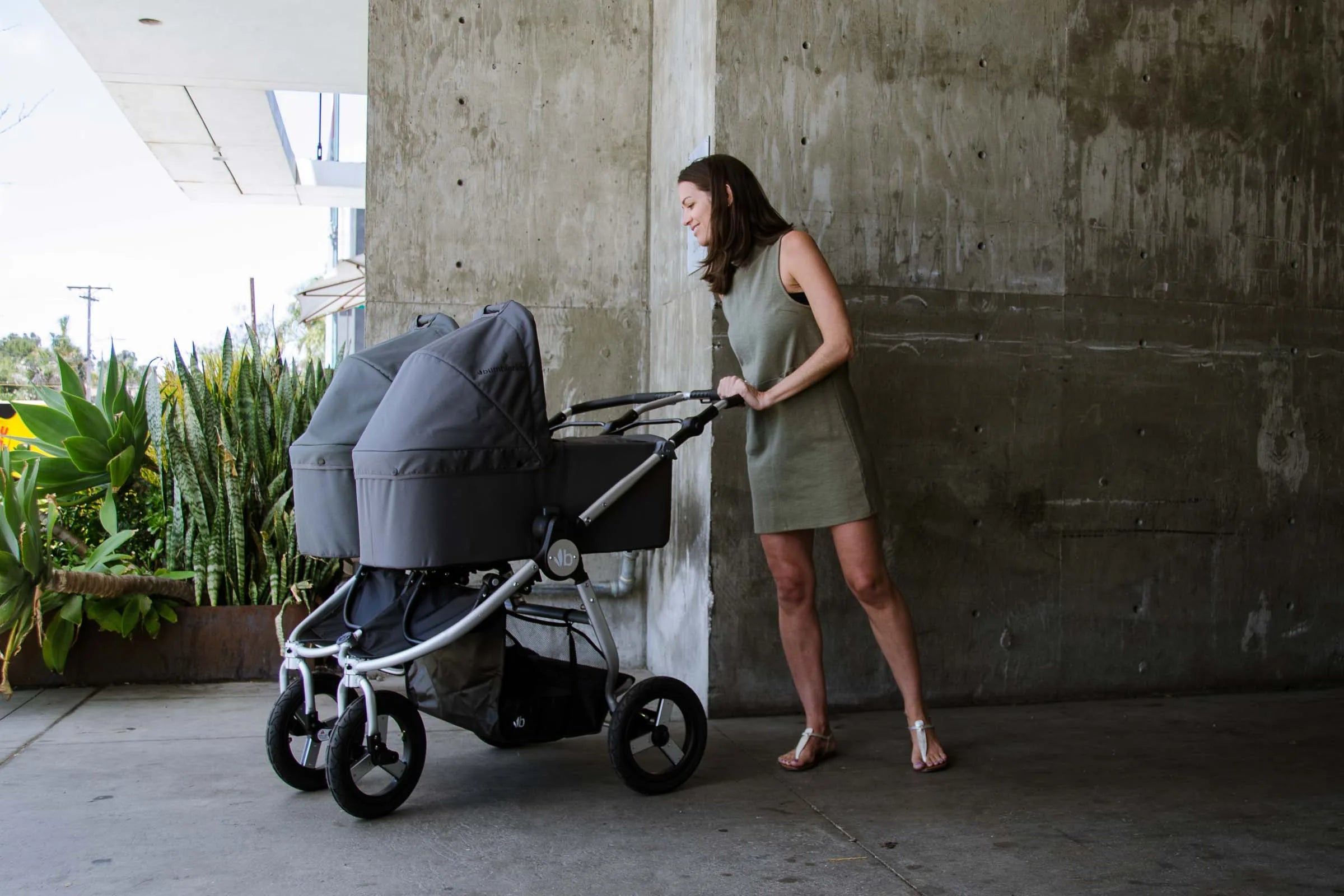 Bumbleride Indie Twin Lift (2019/2020), Dawn Grey Mint