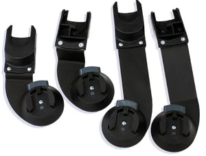 Indie Twin Car Seat Adapters For Maxi Cosi – Cybex, Nuna & Clek (SET) – Bumbleride (Nuna & Clek (SET))