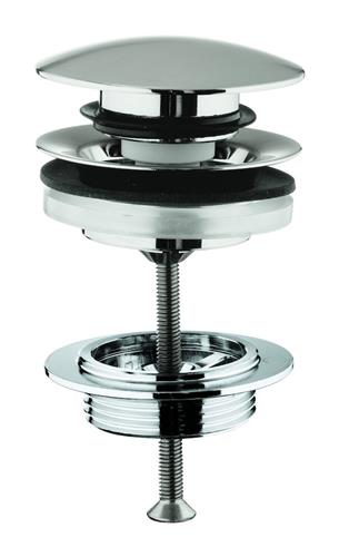 Bundventil push-open 1¼ 64 mm til vask, stål - Grohe