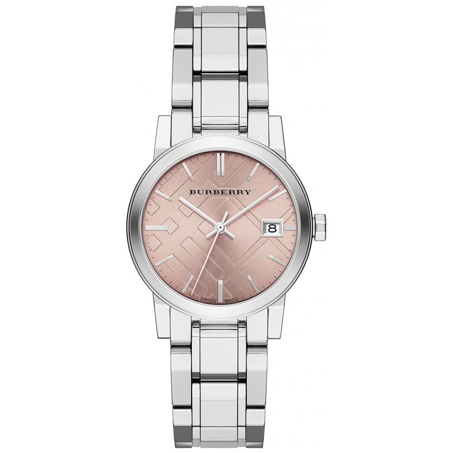 Burberry dameur Check Stamped lyserød Bu9124