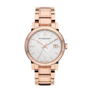 Burberry dameur The City roseguld PVD-belægning Bu9004