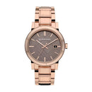 Burberry dameur The City roseguld PVD-belægning Bu9005