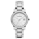 Burberry dameur Check Stamped sølv Bu9100