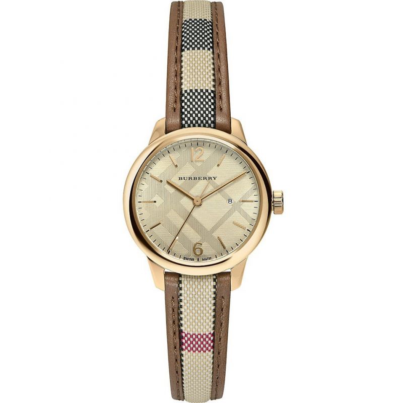 Burberry dameur The Classic guldfarvet Bu10114
