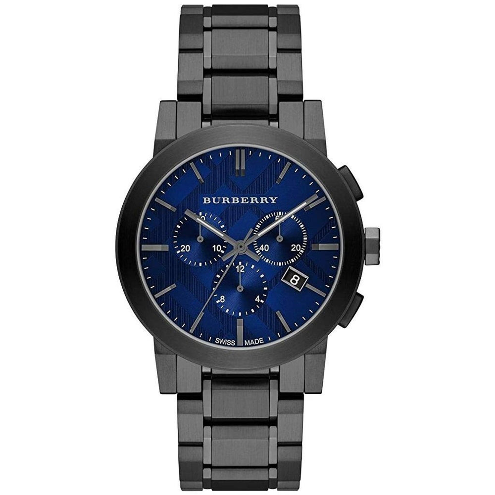 Burberry herreur Chronograph The City Gun Metal Bu9365