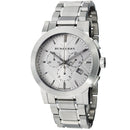 Burberry herreur Chronograph The City sølv Bu9350