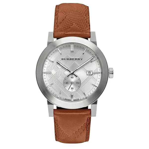 Burberry herreur The City sølv brun Bu9904