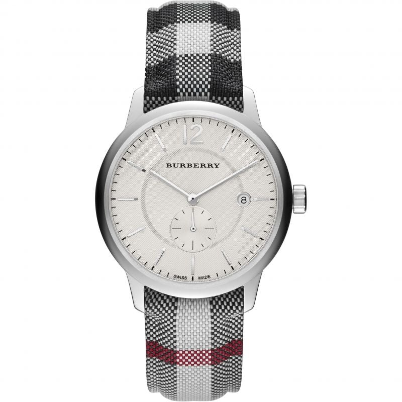 Burberry herreur The Classic Horseferry sølv Bu10002