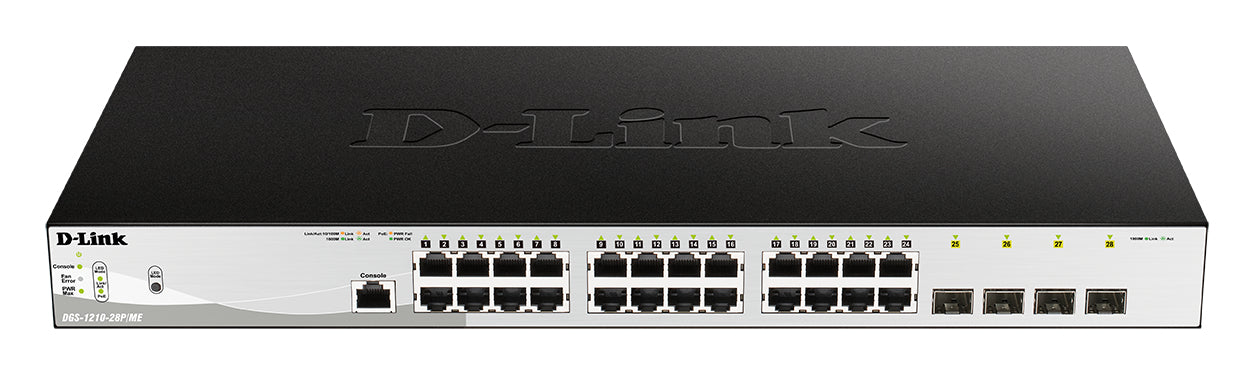 D-Link DGS 1210-28P/ME Switch 28-porte Gigabit  PoE