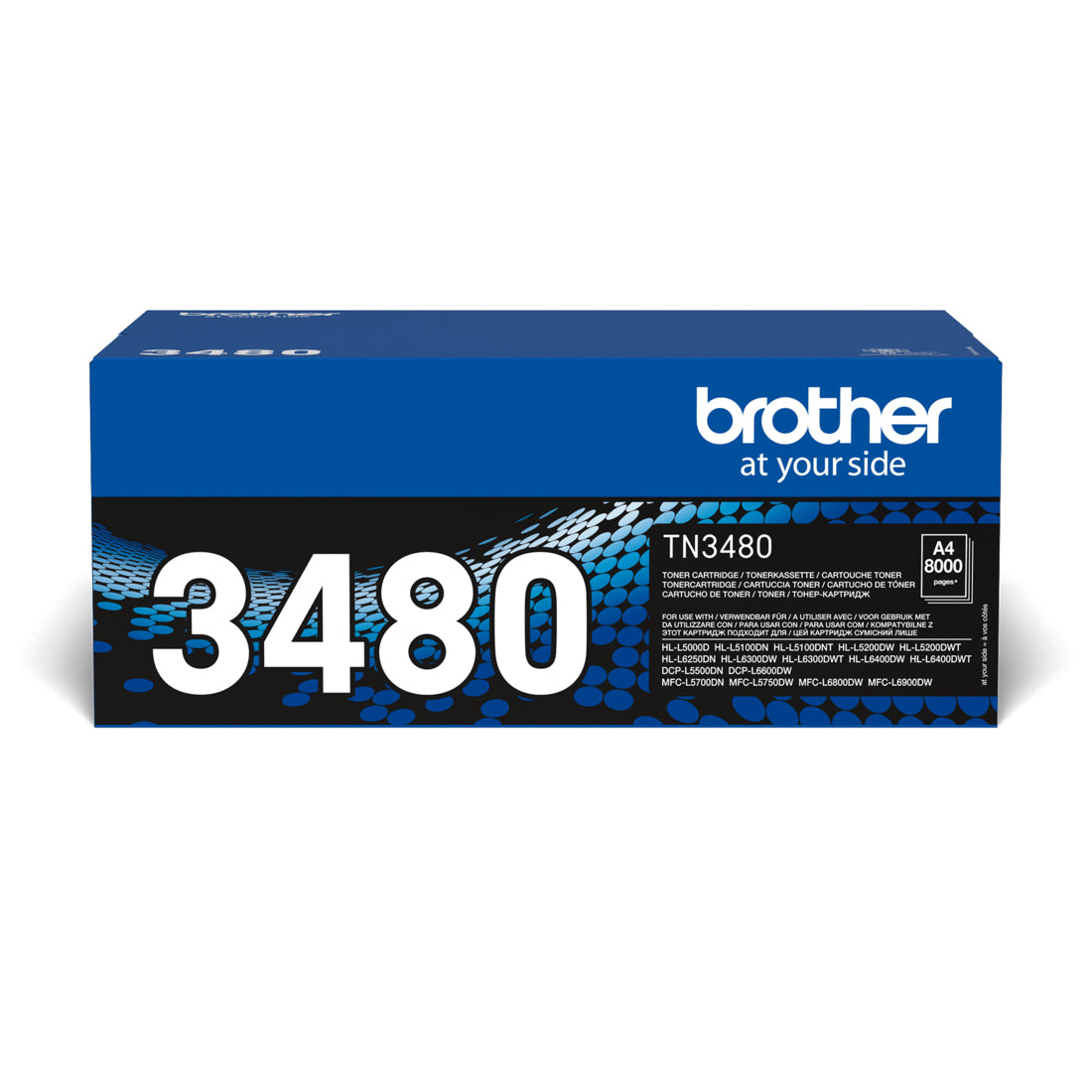 Brother TN 3480 Sort 8000 sider Toner