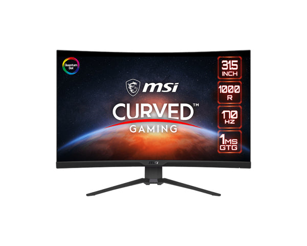 MSI MAG 325CQRFDE-QD 31,2 QD-VA   2560 x 1440 (2K) HDMI DisplayPort USB-C 170Hz