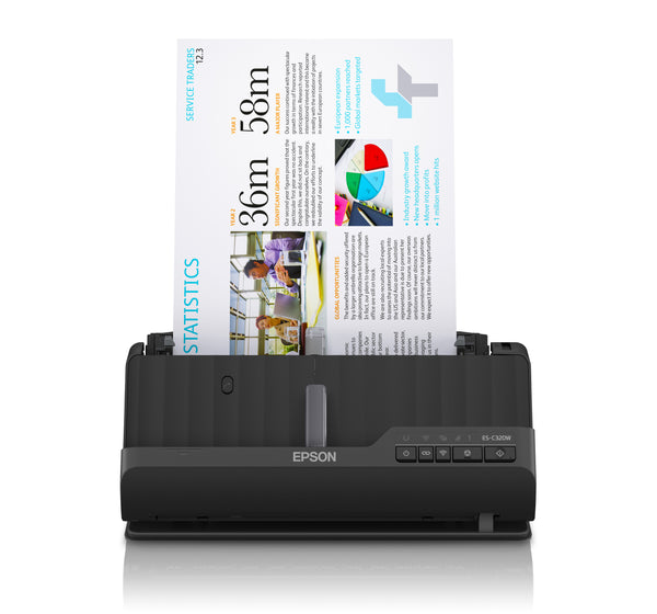 Epson ES-C320W Scanner med papirfødning Desktopmodel