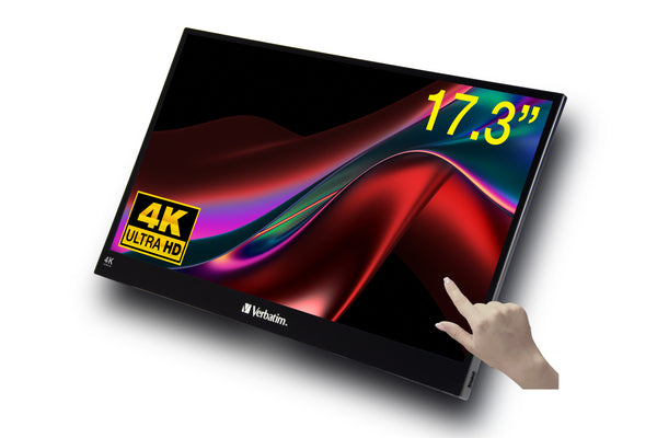 Verbatim PMT-17-4K 17.3 IPS 3840 x 2160 (4K) HDMI USB-C