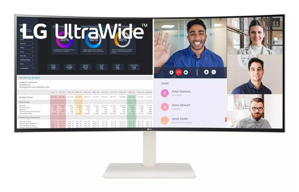 LG UltraWide 38WR85QC-W 38 3840 x 1600 (UltraWide) HDMI DisplayPort USB-C 144Hz  Dockingskærm