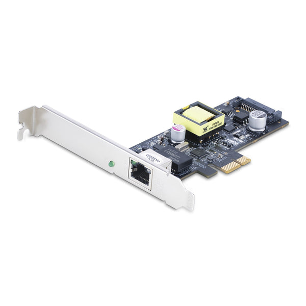 StarTech.com 1-Port 2.5Gbps NBASE-T PoE Network Card, Intel I225-V, 802.3af/at PoE+ Multi-Gigabit NIC, PCI Express Server LAN Card, SATA Powered Desktop Ethernet Interface - Supports Windows, Linux, VMware ESXI (PR12GIP-NETWORK-CARD) Netværksadapter PCI E