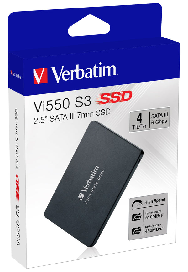 Verbatim SSD Vi550 4TB 2.5 Serial ATA-600
