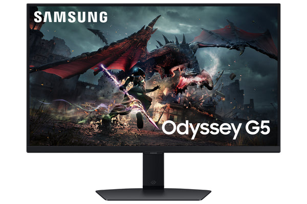 Samsung Odyssey G5 S27DG500EU 27 2560 x 1440 (2K) HDMI DisplayPort 180Hz Pivot Skærm
