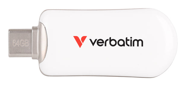 Verbatim 30228 USB-nøgle 64 GB USB Type-C 3.2 Gen 1 (3.1 Gen 1) Hvid