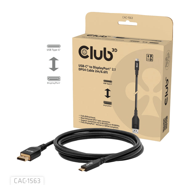 CLUB3D CAC-1563 videokabel adapter 2 m DisplayPort
