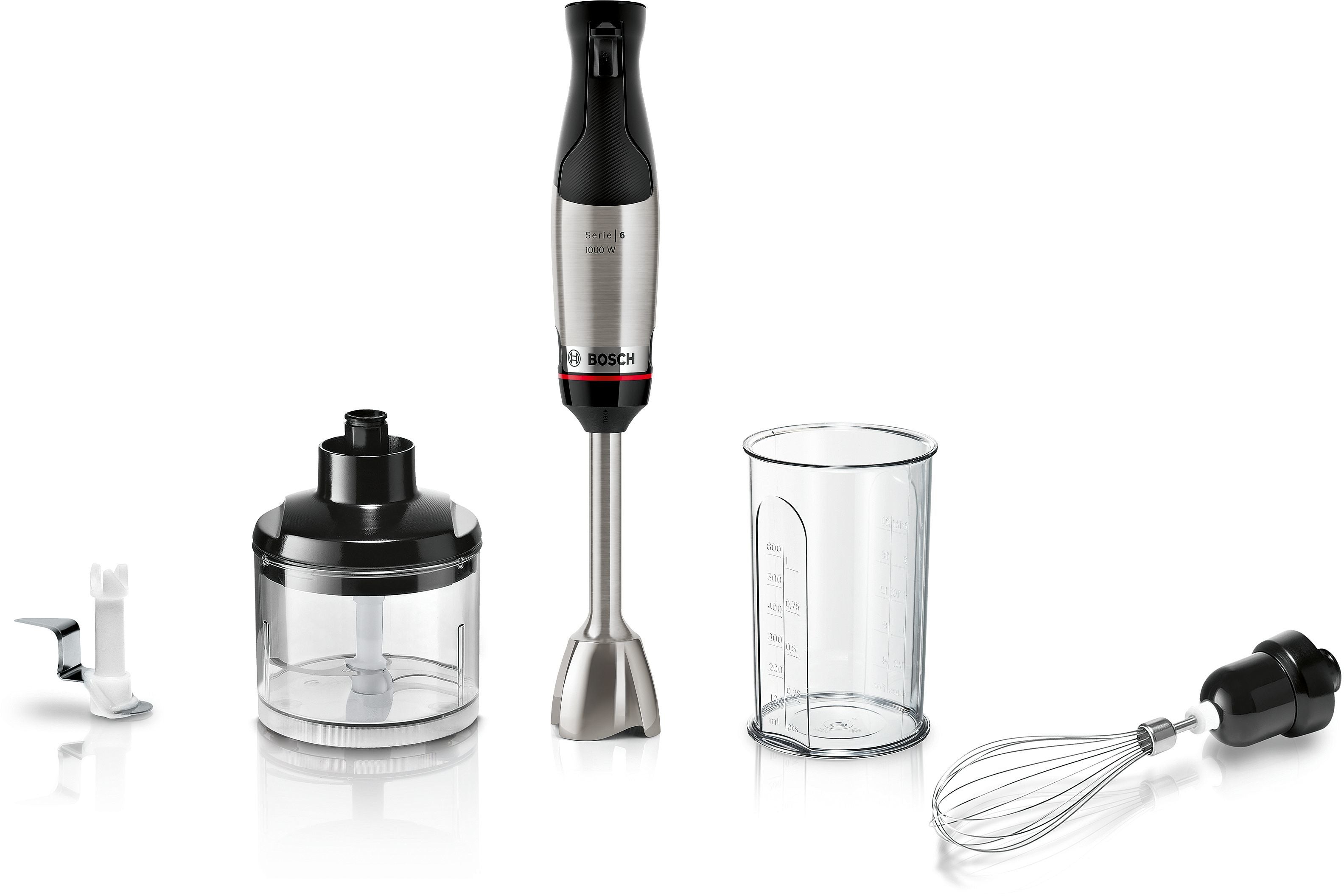 Bosch Serie 6 Stavblender MSM6M622 ErgoMaster 1000 W Rustfrit stål