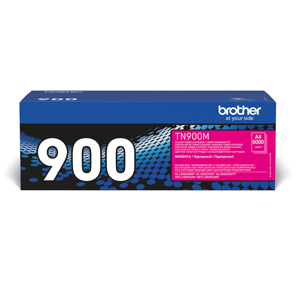 Brother TN 900M Magenta 6000 sider Toner