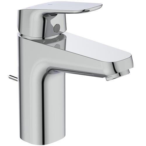 Vaskarmatur 1-grebs krom 110 mm Ceraflex med bundventil, vandbesparende - Ideal Standard