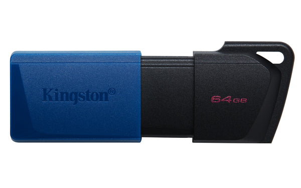 Kingston DataTraveler 64GB USB 3.2 Gen 1 USB stick Sort Blå