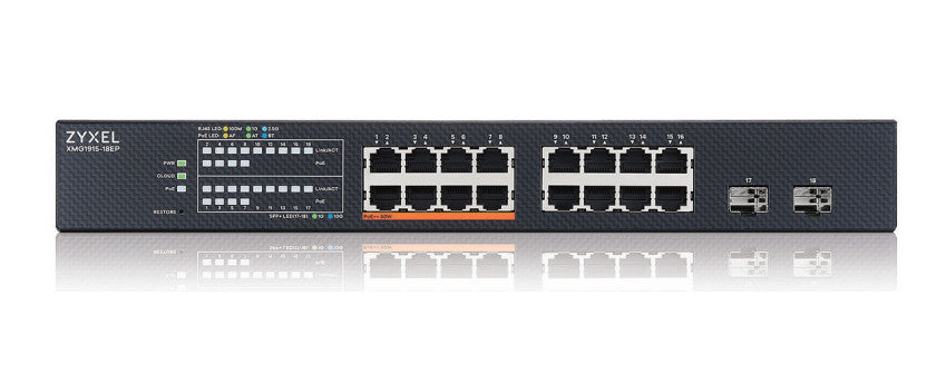 Zyxel XMG1915 Series XMG1915-18EP Switch 18-porte 2.5 Gigabit Ethernet PoE++