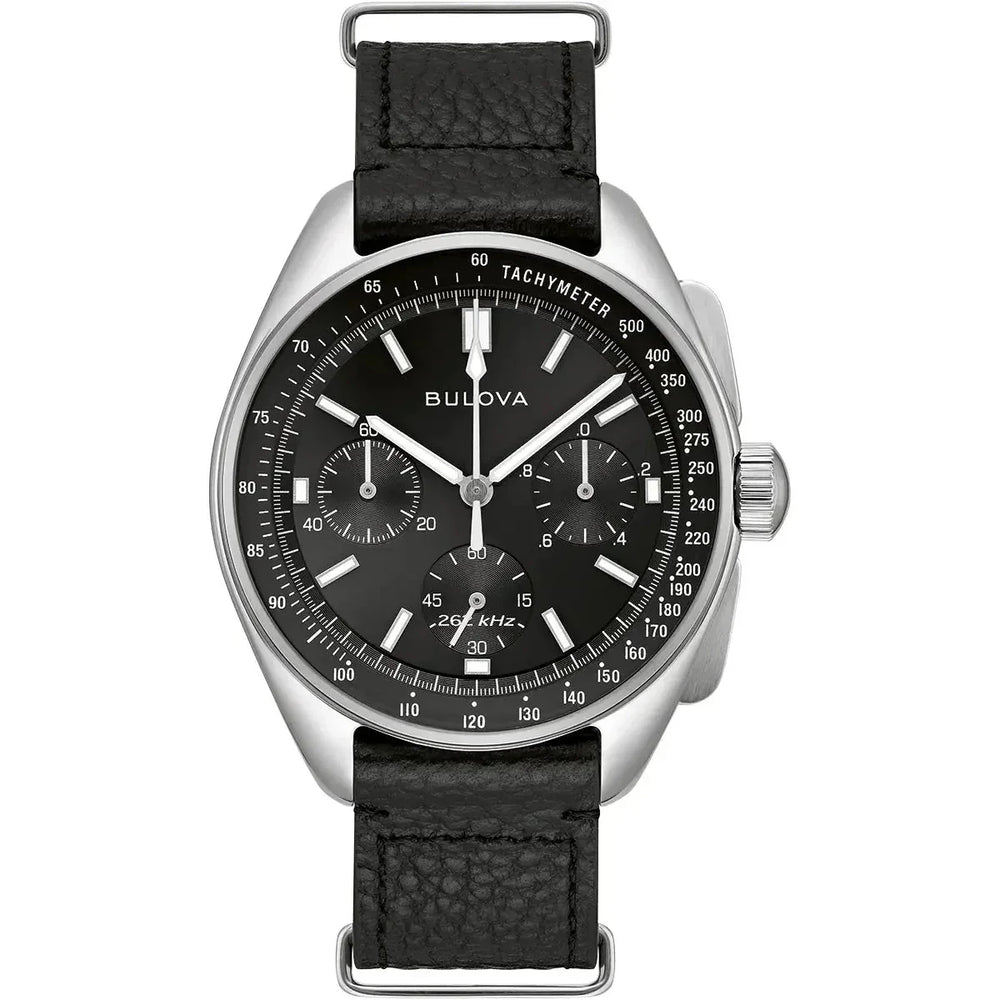 Bulova Lunar Pilot Chrono sølv herreur 96k111