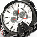 Diesel Dz4512 Men S Chronograph Mega Chief sort gråt ur