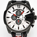 Diesel Dz4512 Men S Chronograph Mega Chief sort gråt ur