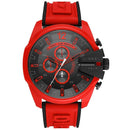 Diesel Dz4526 Men S Chronograph Mega Chief rødt ur