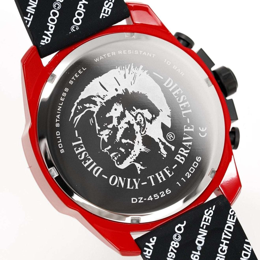 Diesel Dz4526 Men S Chronograph Mega Chief rødt ur