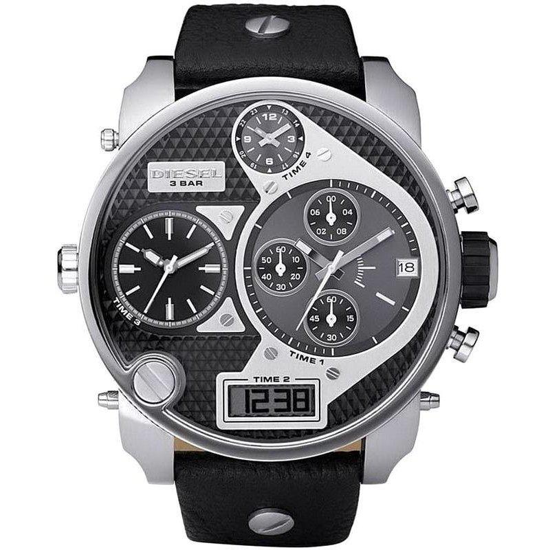 Diesel Dz7125 Men S Chronograph Big Daddy sølv sort ur