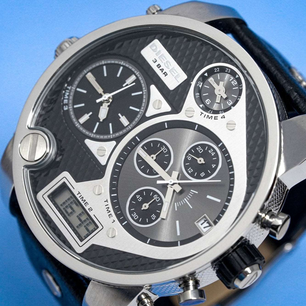 Diesel Dz7125 Men S Chronograph Big Daddy sølv sort ur