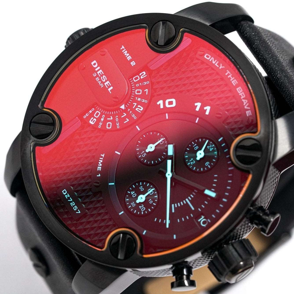 Diesel Dz7257 Men S Chronograph Little Daddy blå sort ur
