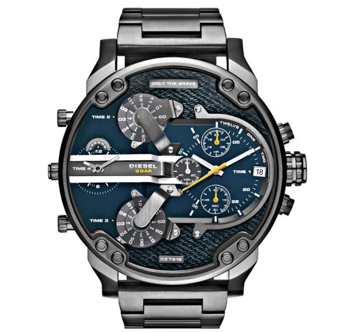 Diesel Dz7331 Men S Daddy 2 0 Gunmetal Chronograph ur