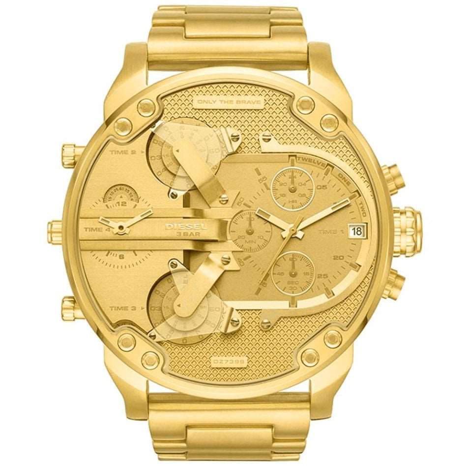 Diesel Dz7399 Men S Chronograph Mr Daddy 2 0 guldfarvet ur