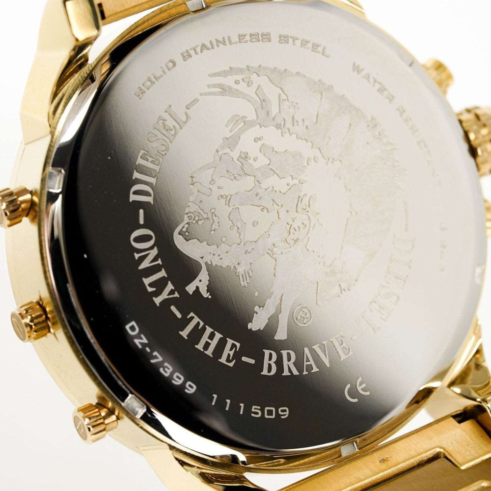 Diesel Dz7399 Men S Chronograph Mr Daddy 2 0 guldfarvet ur