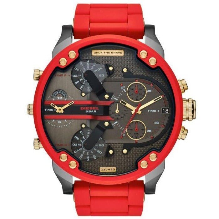 Diesel Dz7430 Men S Chronograph Mr Daddy 2 0 rødt ur