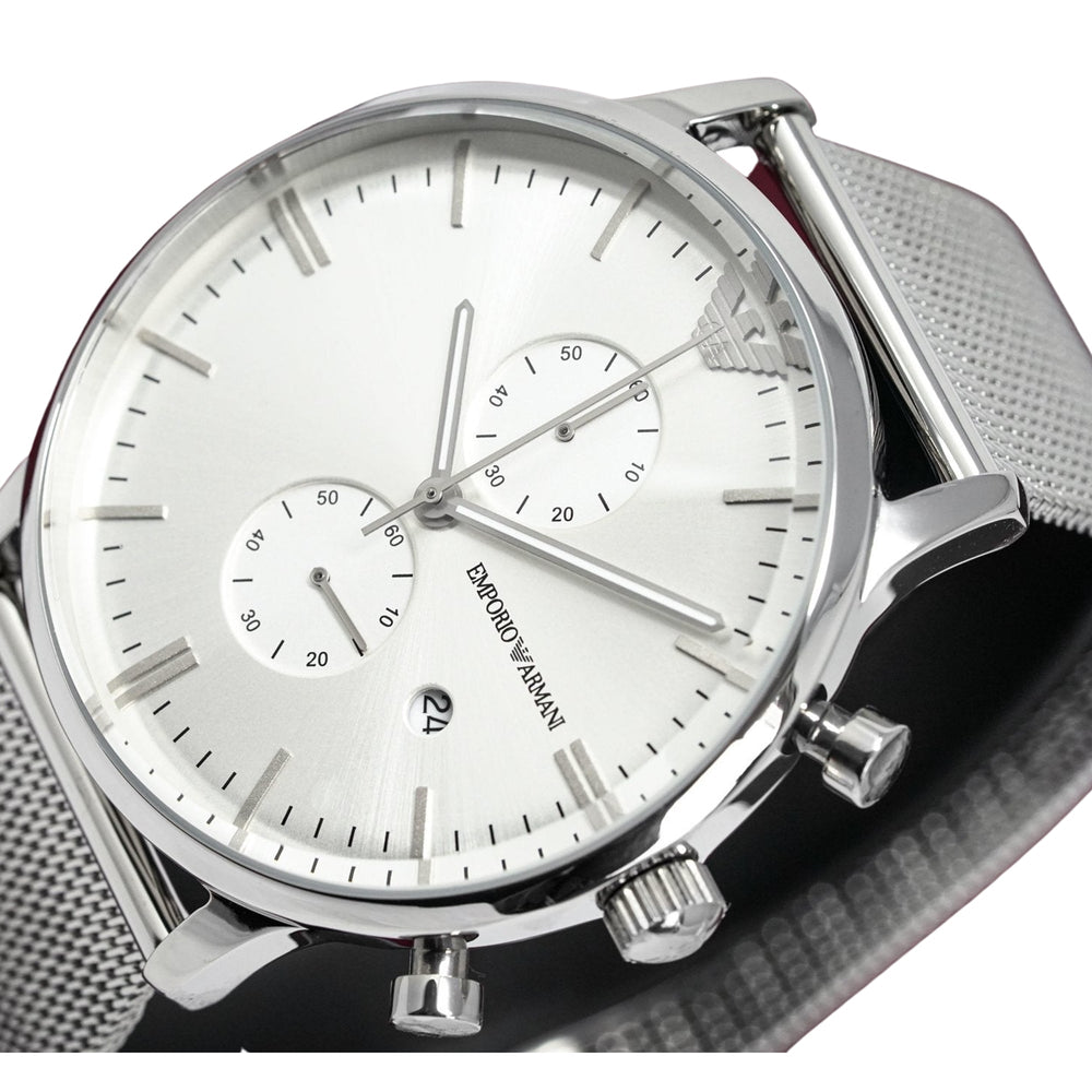Emporio Armani Ar0390 Men S Chronograph stål ur