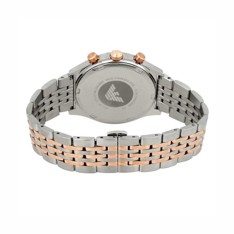 Emporio Armani Ar0396 Men S tofarvet Chronograph ur