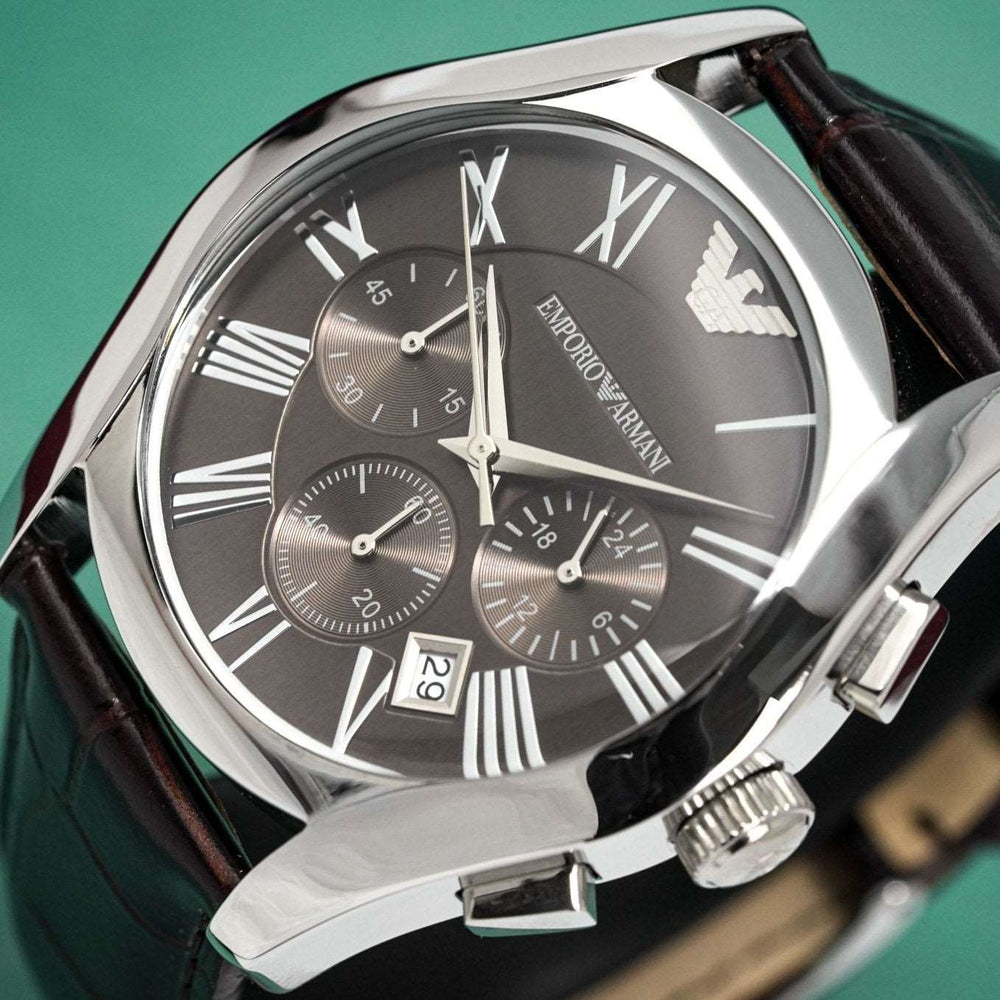 Emporio Armani Ar0671 Men S Valente Chronograph brunt ur