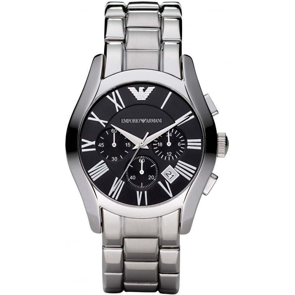 Emporio Armani Ar0673 Men S Classic Gunmetal Chronograph ur