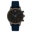 Emporio Armani Ar11023 Men S Luigi blå Chronograph ur