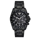 Emporio Armani Ar11027 Men S Sport Camo sort Chronograph ur