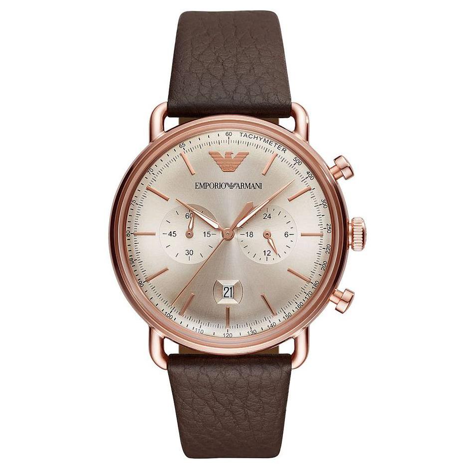 Emporio Armani Ar11106 Men S Aviator brunt ur