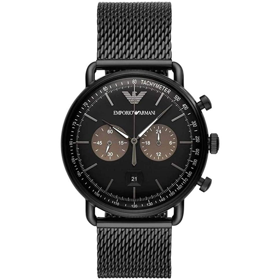 Emporio Armani Ar11142 Men S Aviator sort ur