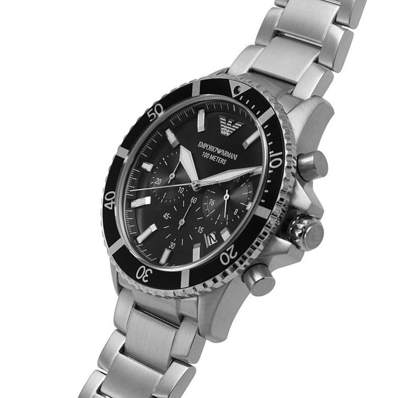Emporio Armani Ar11360 Men S Diver Chronograph stål ur