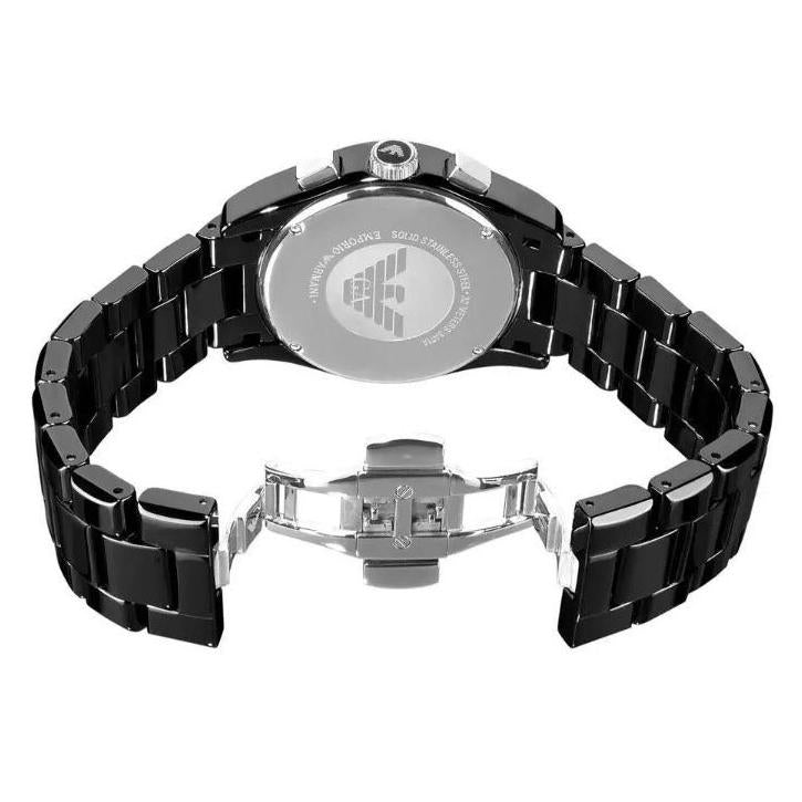 Emporio Armani Ar1400 Men S sort Chronograph ur